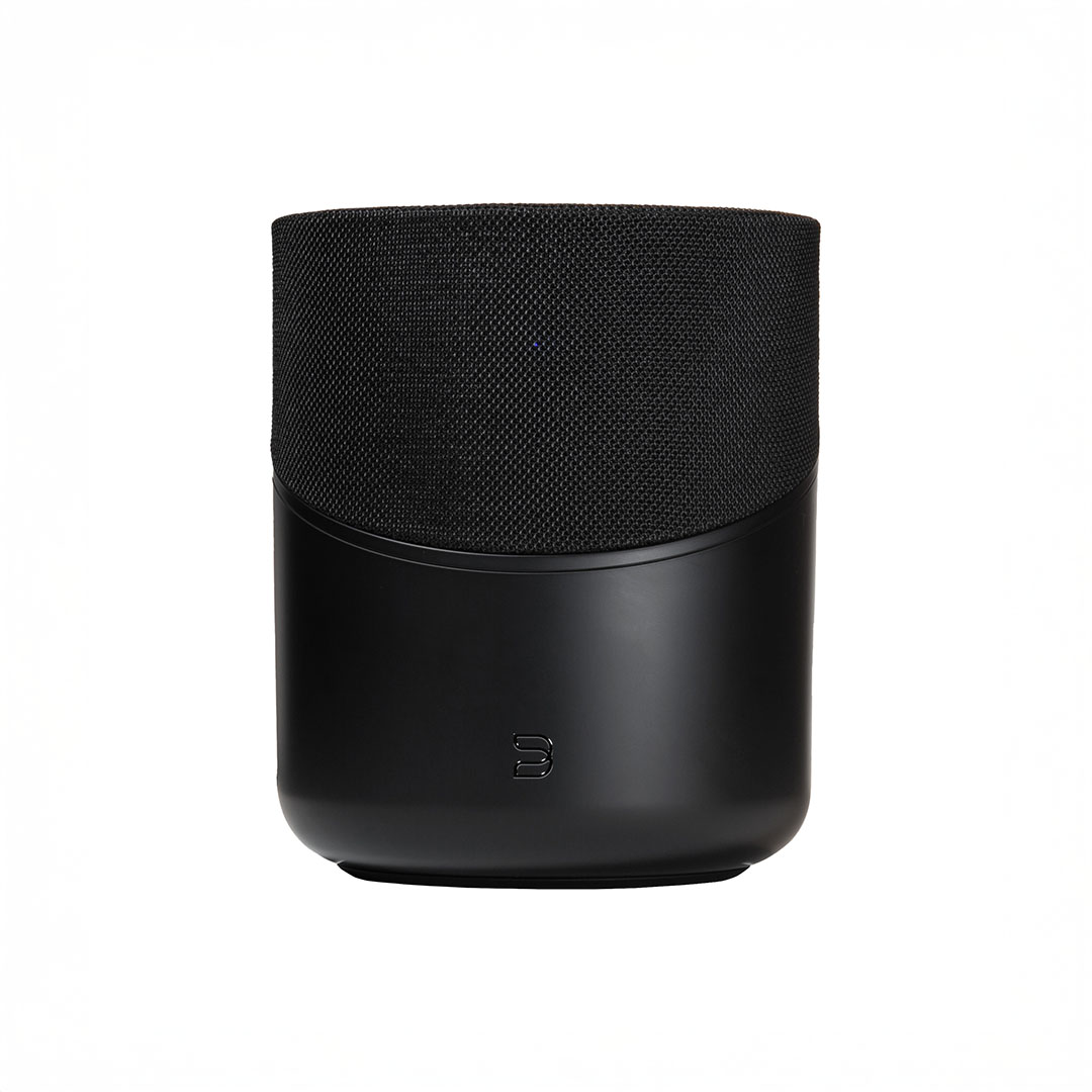 Black wireless speaker front view