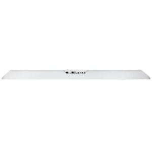 White soundbar with rear connection ports
