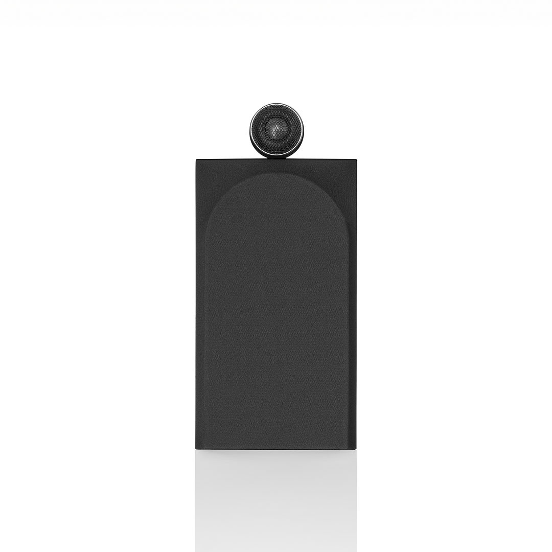 Black speaker with circular top speaker