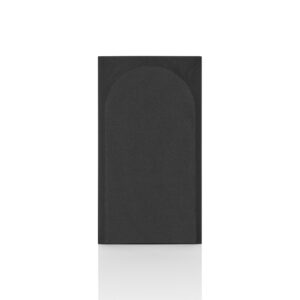 Black fabric cover tile with arch pattern