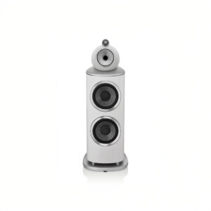 High-end white audio speaker system