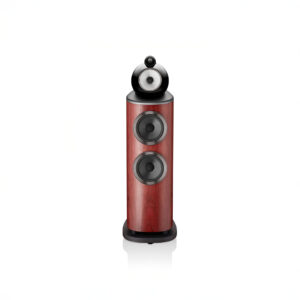 High-end wood grain speaker tower