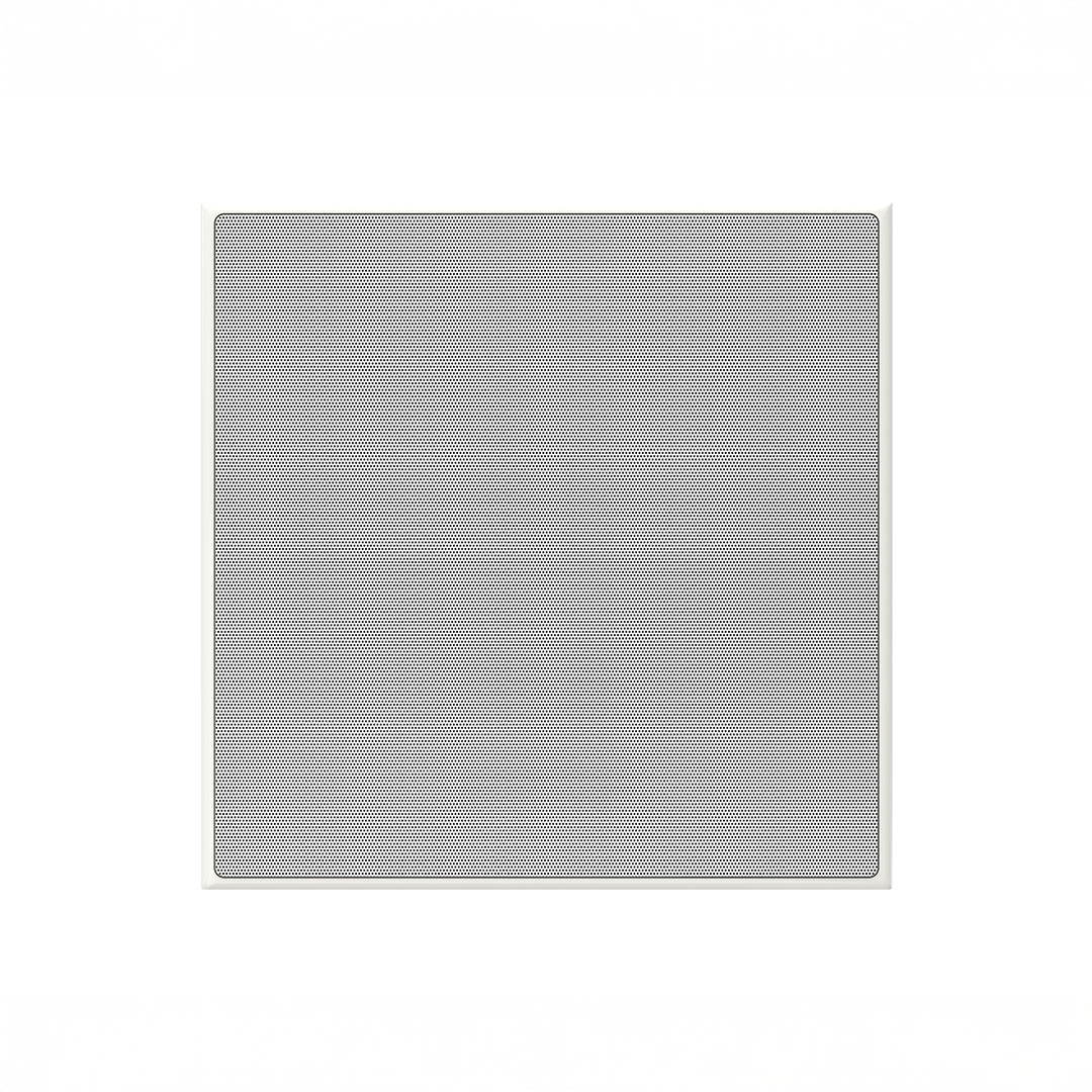 Square ceiling speaker with mesh grille