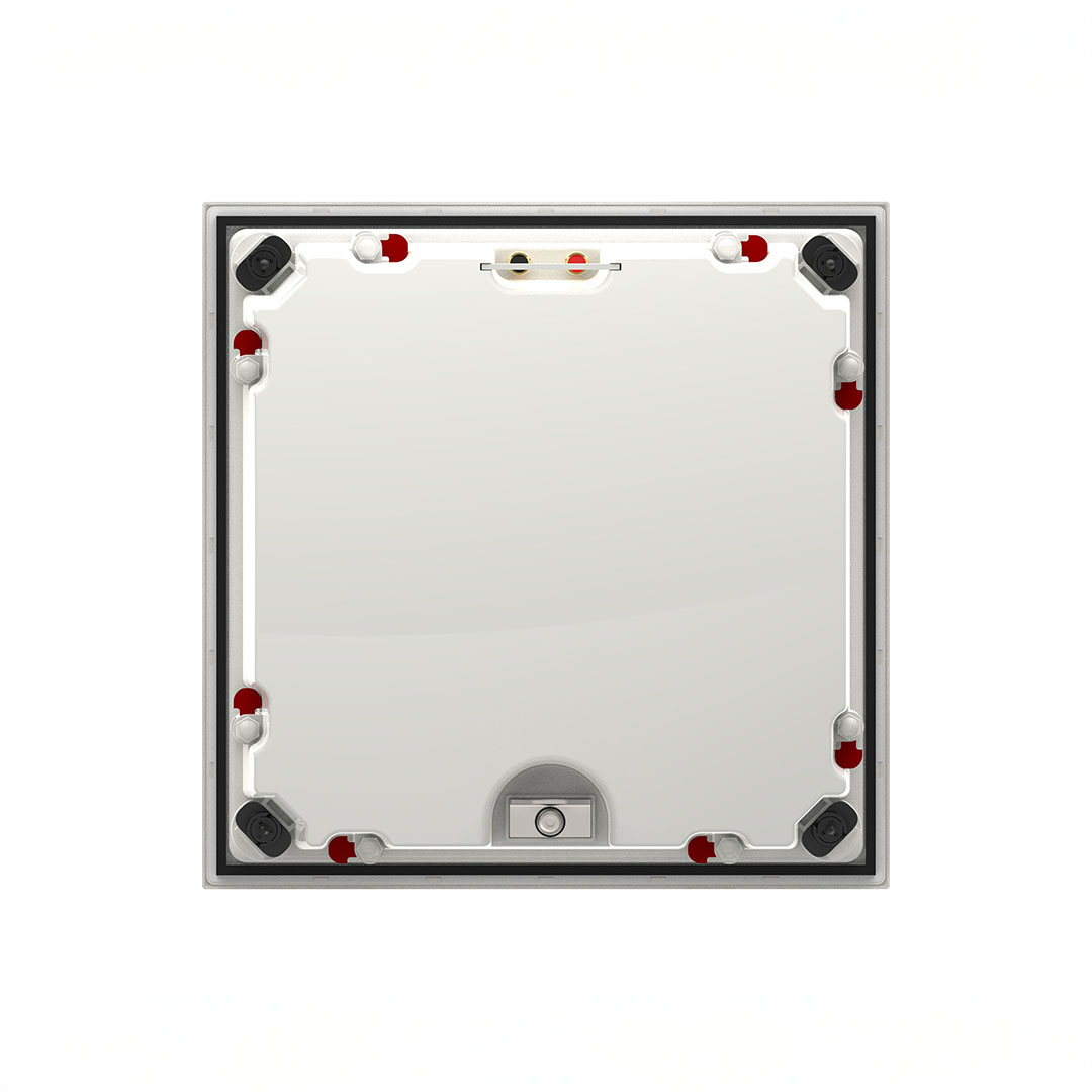 Back view of electronic device casing