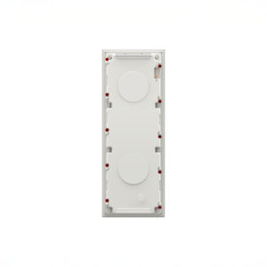 Blank door panel with mounting fixtures