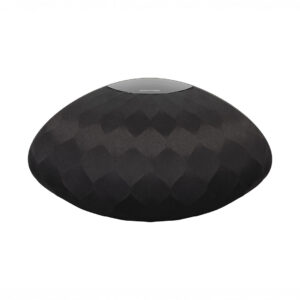 Black diamond-patterned wireless speaker