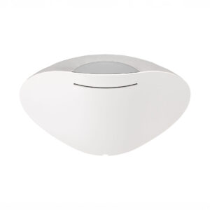Modern white ceiling light with sleek design