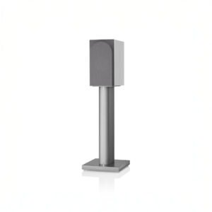 Modern speaker on a sleek stand