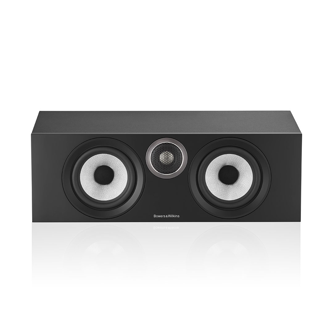 Bowers & Wilkins center speaker with dual woofers.