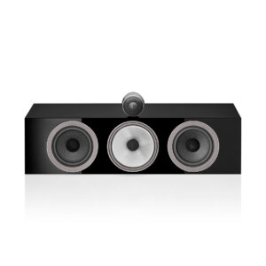 High-end center channel speaker with three drivers.