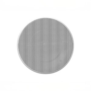 Round ceiling speaker with perforated grille