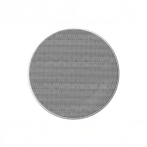 Circular ceiling speaker with mesh design