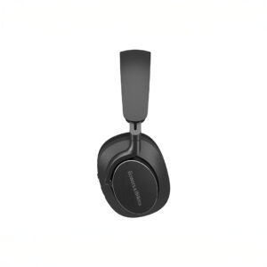 Black over-ear headphones, Bowers & Wilkins branded