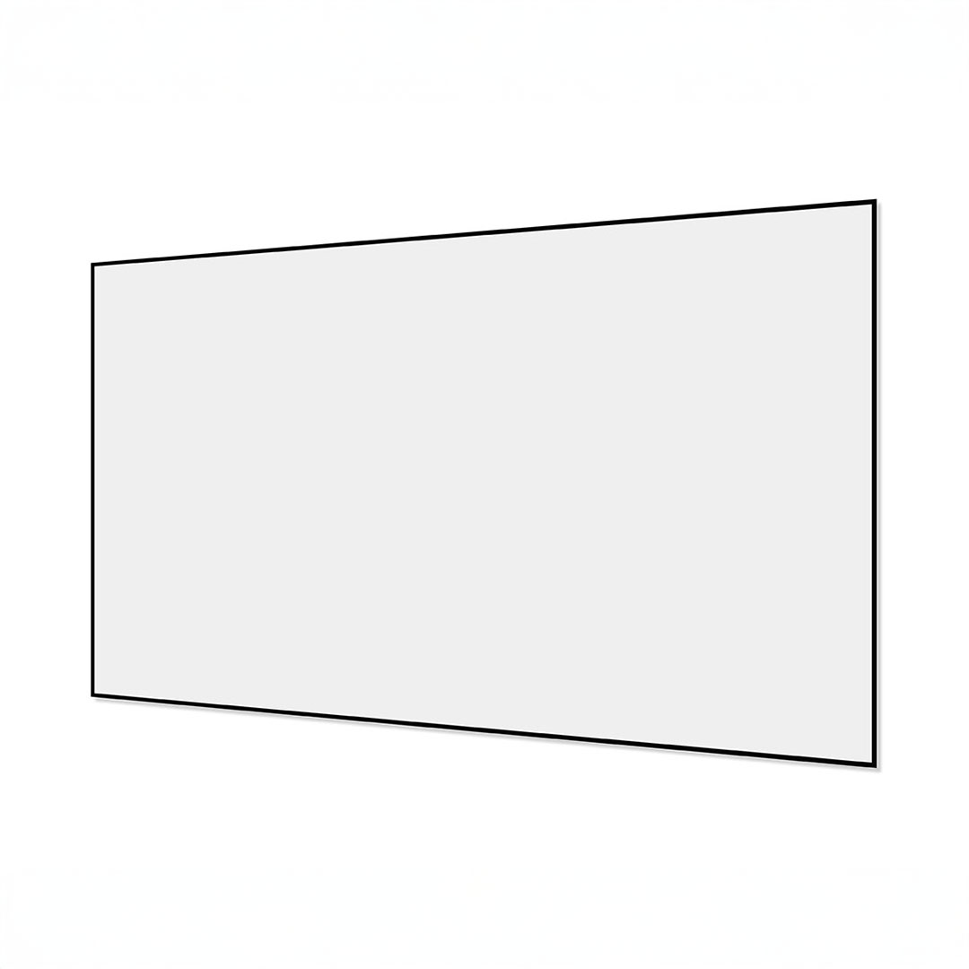Large rectangular whiteboard on the wall