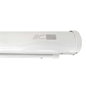Elite Screens white projector screen casing