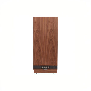 Wooden speaker with a dark finish