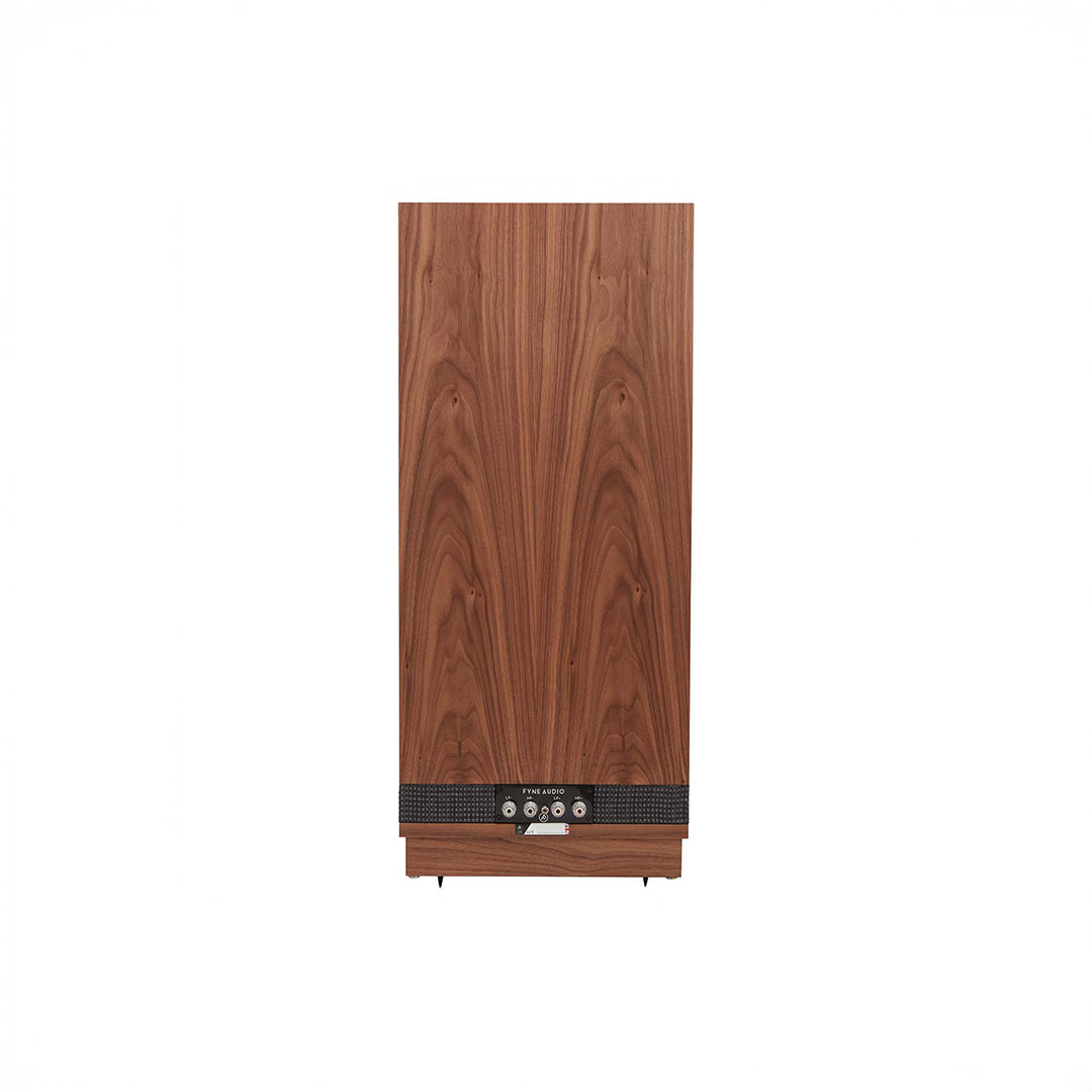 Wooden speaker with a dark finish