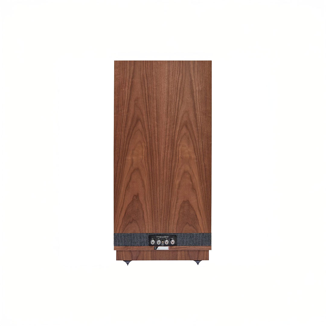 Wooden speaker with connection panel