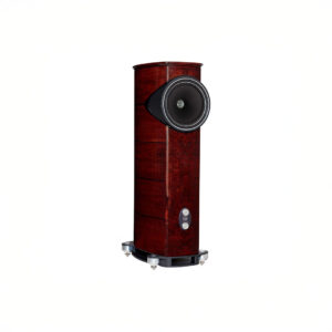 High-end wooden floor speaker with stand