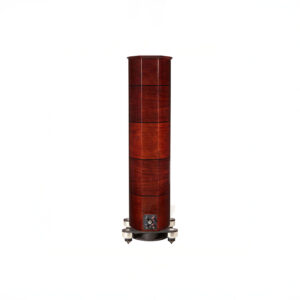 Wooden tower speaker with modern design
