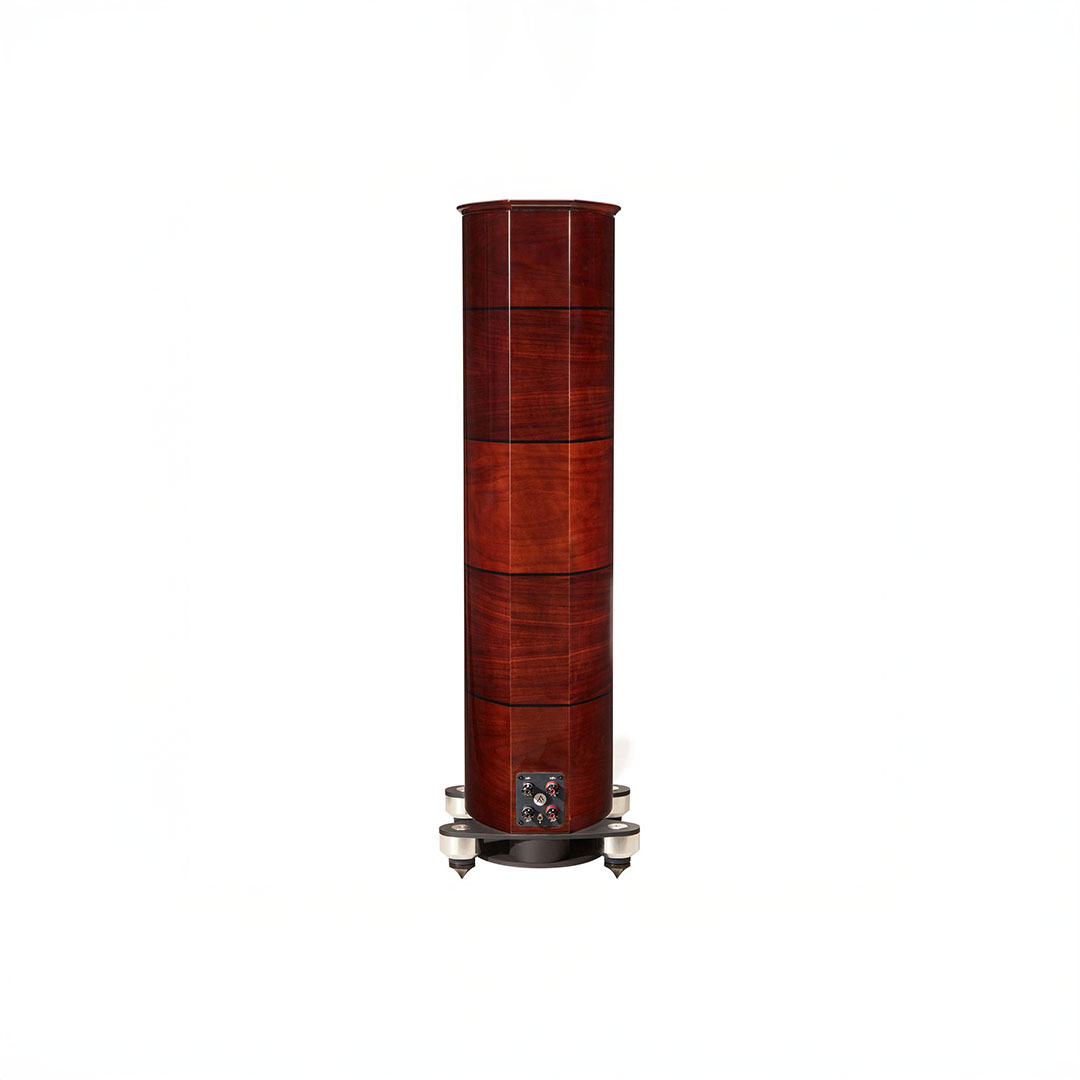 Wooden tower speaker with modern design