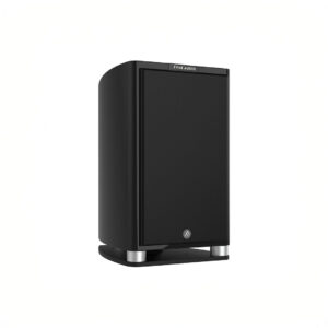 Black Fyne Audio speaker, vertical orientation