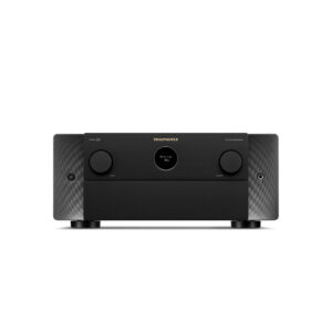 Black Marantz AV surround receiver front view