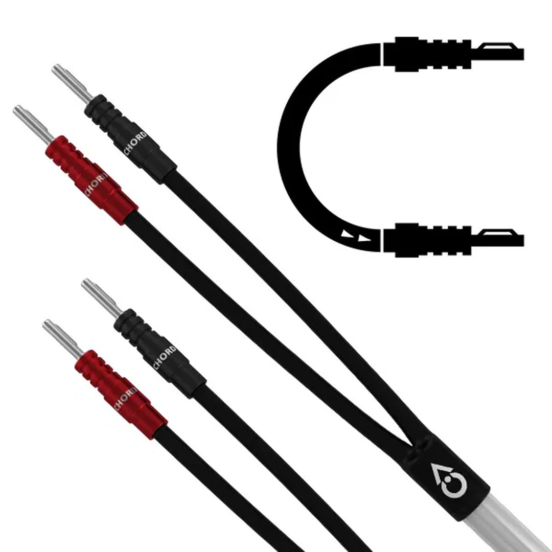Chord Company speaker cable with banana plugs