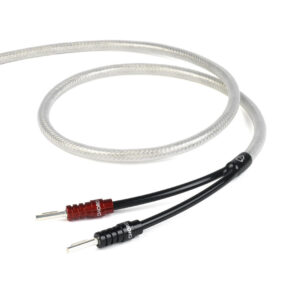 High-quality speaker cable with banana connectors.