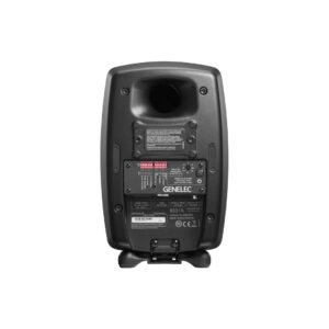 Back view of Genelec studio monitor speaker