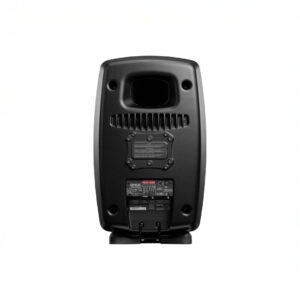 Rear view of a studio speaker