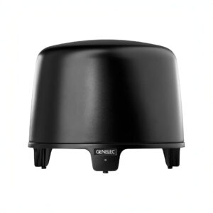 Black Genelec subwoofer front view