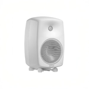 White studio monitor speaker, Genelec brand