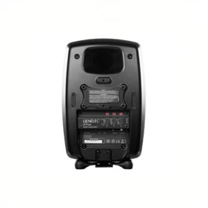 Back view of a Genelec G Four speaker.