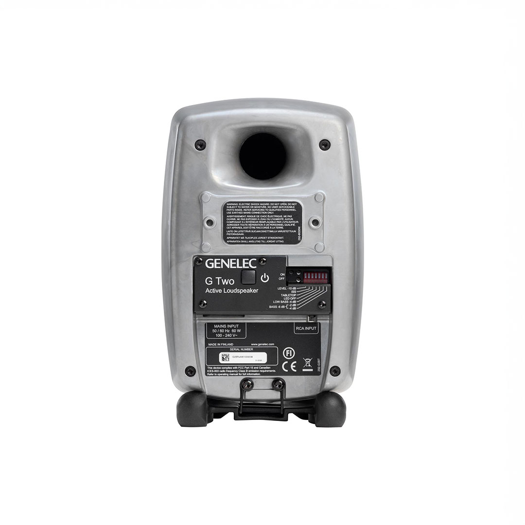 Back view of Genelec G Two loudspeaker