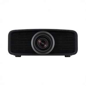 Front view of a black projector