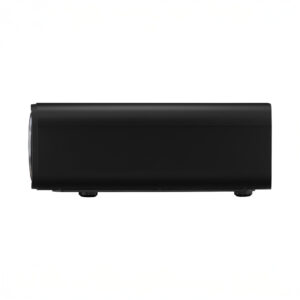 Side view of a black projector