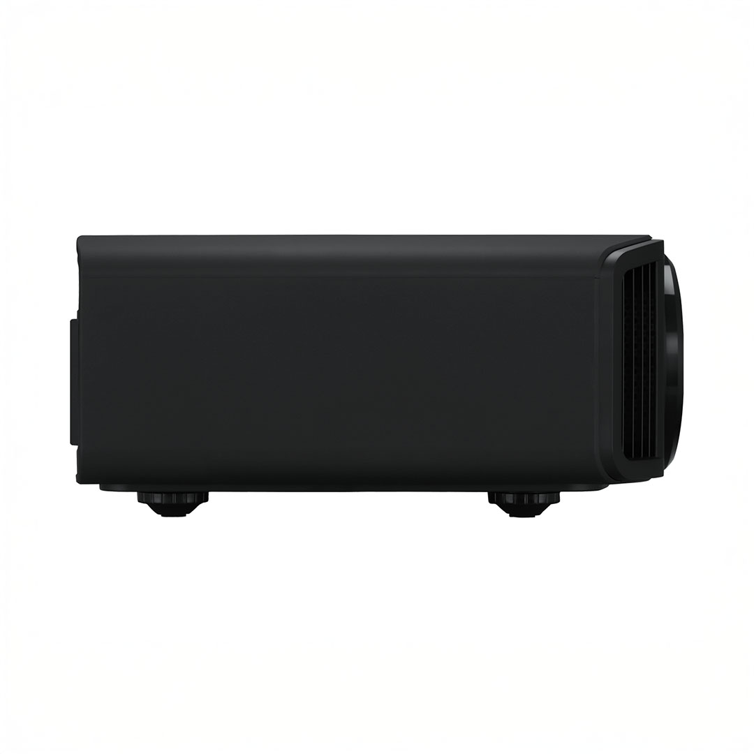 Side view of black electronic device