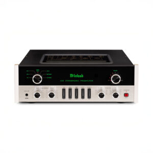 McIntosh C22 stereo preamplifier front view