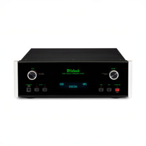 McIntosh C49 audio preamplifier front view.