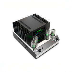 High-end audio amplifier with vacuum tubes.