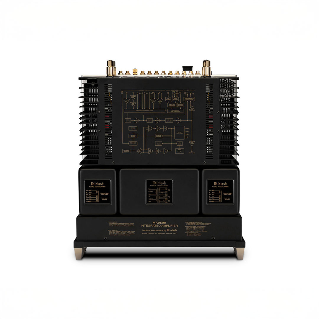 McIntosh integrated amplifier with schematic diagram