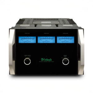 McIntosh MC303 power amplifier front view.