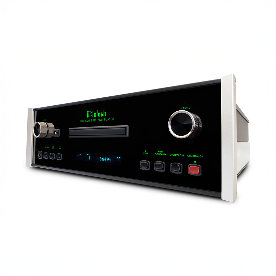 High-end audio CD player, front panel view.