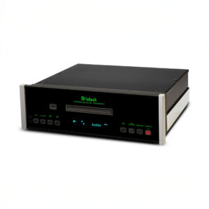 Black audio CD player with digital display