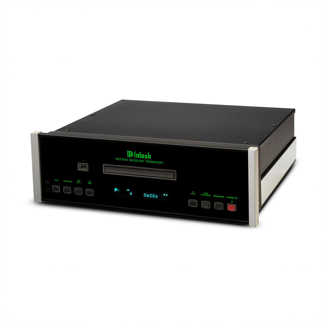 Black audio CD player with digital display
