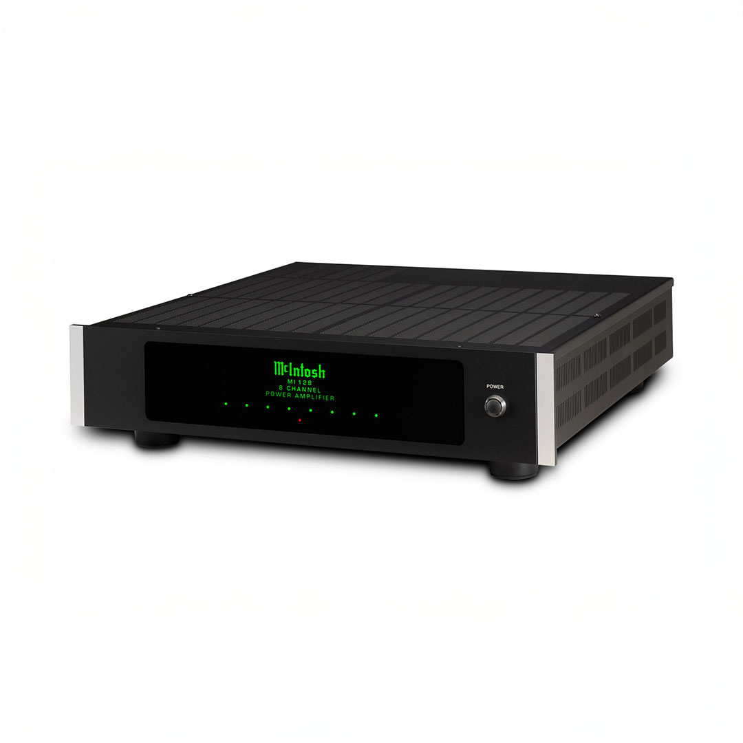 McIntosh MI128 black audio power amplifier