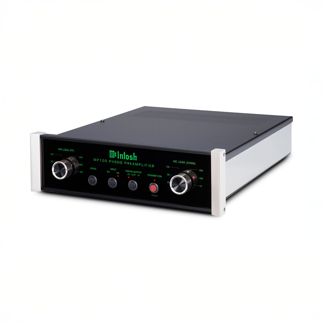McIntosh MP100 phono preamplifier front view