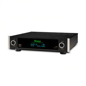 McIntosh MX100 AV Processor, black, front view