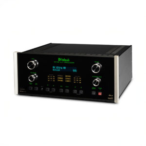 McIntosh AV processor with digital display and controls.